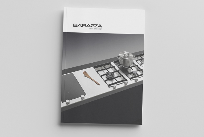 Catálogo Barazza de electrodomésticos en acero.