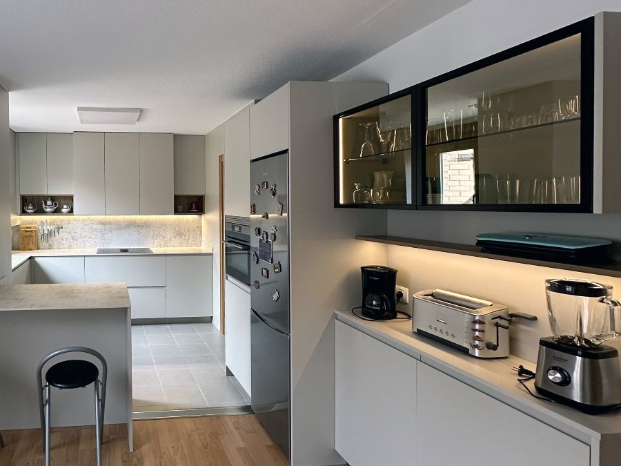 Renovação da cozinha e da sala de estar: um compromisso com o conforto quotidiano